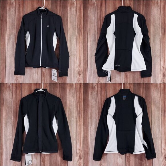 NWT Pearl Izumi Womens Size Medium Select Thermal Barrier Jacket Black White - Picture 5 of 16
